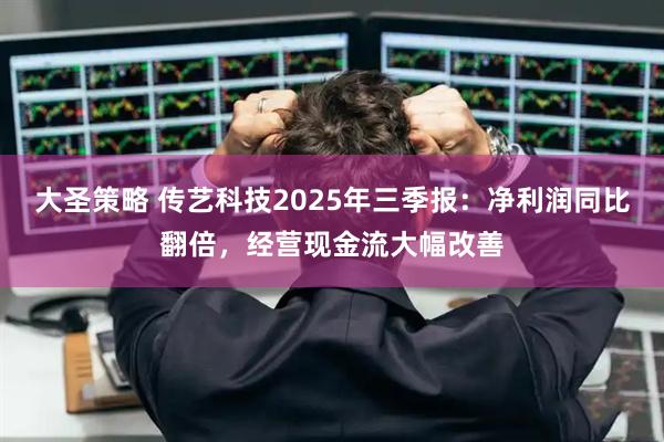 大圣策略 传艺科技2025年三季报：净利润同比翻倍，经营现金流大幅改善
